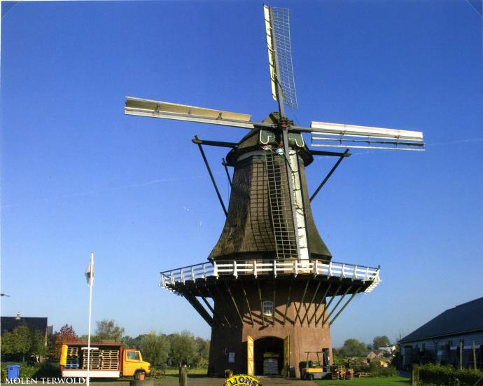 Achtkantige stellingmolen