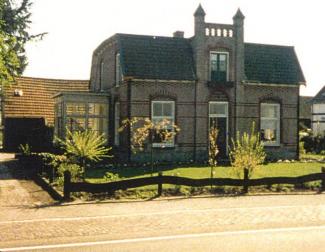 Villa gebouwd met witte kalkzandsteen