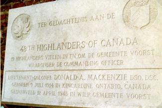 Highlanders gedenksteen